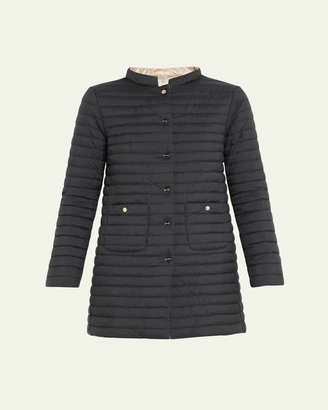 Reversible A-Shape Quilted Down Jacket